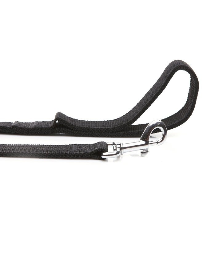 Taida Strong Nylon Dog Leash for Medium Large Dogs, 6 FT/7FT 2-Layer, 1 Inch Wide (Black, 1'' x 2 FT) - Image 3